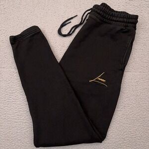 Lionne Signature Jogger Sweatpants Unisex L 32x31 Black Heavyweight Made‎ in USA